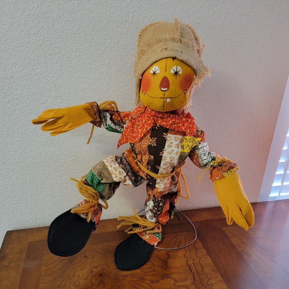 Annalee Doll Assembled In America Scarecrow Vintage Large